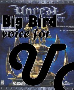 Box art for Big Bird voice for UT