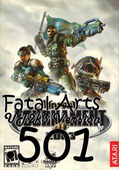 Box art for Fatal Arts UT2k3 Version .501