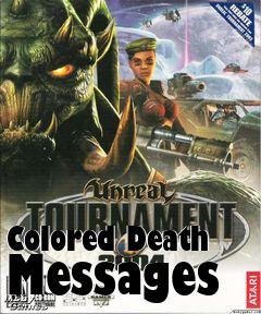 Box art for Colored Death Messages