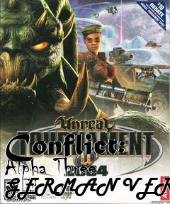 Box art for Conflict: Alpha Three GERMAN VERSION