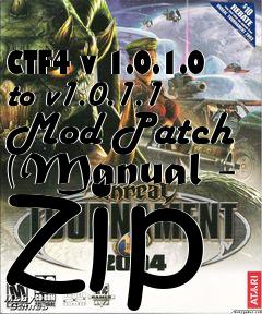 Box art for CTF4 v 1.0.1.0 to v1.0.1.1 Mod Patch (Manual - zip