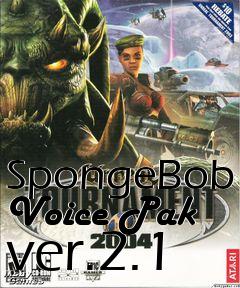 Box art for SpongeBob Voice Pak ver.2.1