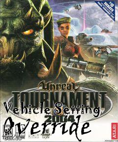 Box art for Vehicle Setting Override