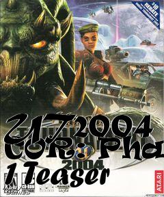 Box art for UT2004 - COR: Phase 1 Teaser