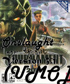 Box art for Onslaught Team Radar Version 3.1 (UMOD)