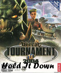 Box art for Hold It Down