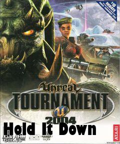 Box art for Hold It Down