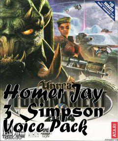 Box art for Homer Jay 3 Simpson Voice Pack