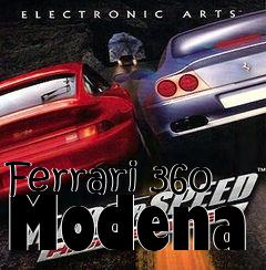 Box art for Ferrari 360 Modena