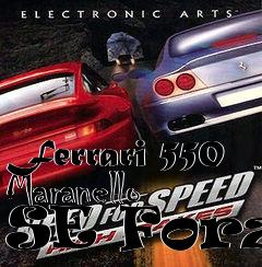 Box art for Ferrari 550 Maranello SE Forza