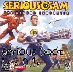 Box art for serious boot beta 0.1v