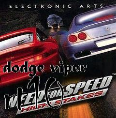 Box art for dodge viper rt10