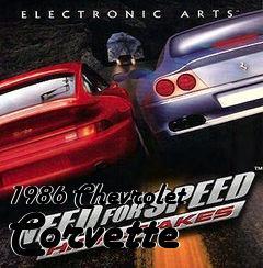 Box art for 1986 Chevrolet Corvette