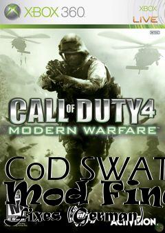 Box art for CoD SWAT Mod Final Fixes (German)