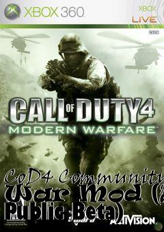 Box art for CoD4 Community War Mod (2.0 Public Beta)