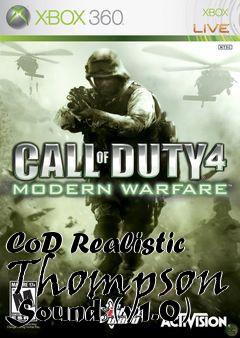 Box art for CoD Realistic Thompson Sound (v1.0)