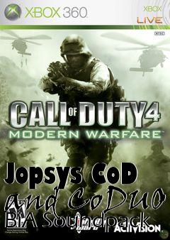 Box art for Jopsys CoD and CoDUO BiA Soundpack