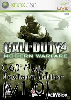 Box art for COD Model Texture Editor (v1.0)