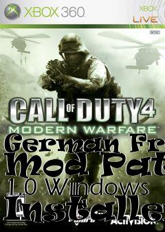 Box art for German Front Mod Patch 1.0 Windows Installer