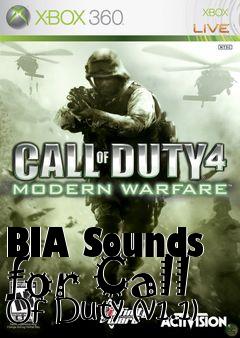 Box art for BIA Sounds for Call Of Duty (v1.1)