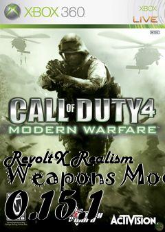 Box art for RevoltX Realism Weapons Mod 0.15.1