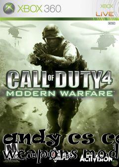 Box art for andy cs cod weapons mod