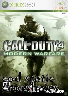 Box art for cod static crosshairs