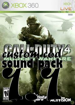 Box art for custom cod sound pack 1.1