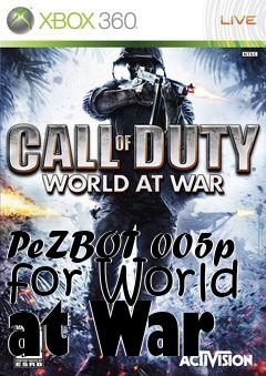 Box art for PeZBOT 005p for World at War