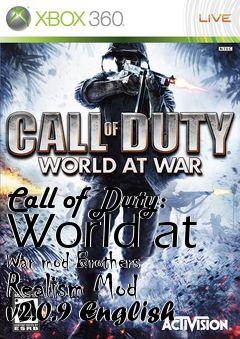 Box art for Call of Duty: World at War mod Brothers Realism Mod v2.0.9 English