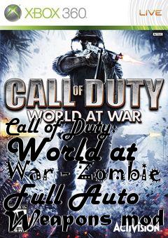 Box art for Call of Duty: World at War - Zombie Full Auto Weapons mod