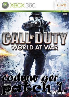 Box art for codww ger patch 1.0
