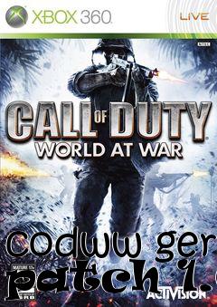 Box art for codww ger patch 1.0