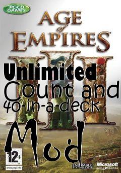 Box art for Unlimited Count and 40-in-a-deck Mod