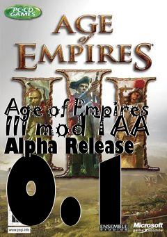 Box art for Age of Empires III mod TAA Alpha Release 0.1