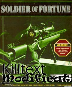 Box art for Killtext Modification