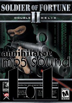 Box art for annihilator mp5 sound 1.1