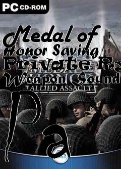 Box art for Medal of Honor Saving Private Ryan Weapon Sound Pa