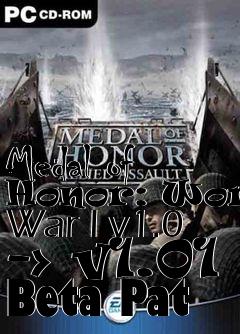 Box art for Medal of Honor: World War I v1.0 -> v1.01 Beta Pat