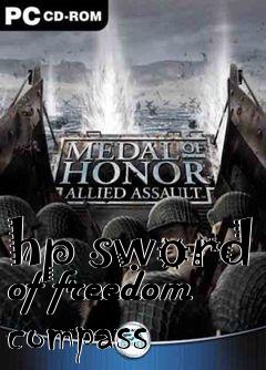 Box art for hp sword of freedom compass