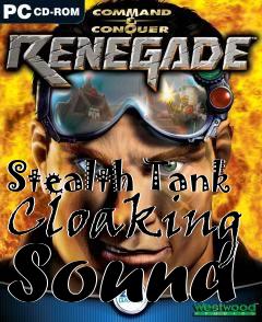 Box art for Stealth Tank Cloaking Sound