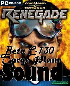 Box art for Beta C-130 Cargo Plane Sound