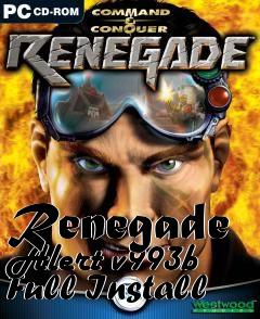 Box art for Renegade Alert v993b Full Install