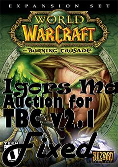 Box art for Igors Mass Auction for TBC v2.1 Fixed