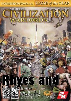 Box art for Rhyes and Fall of Civilization (1.36 - Warlords)