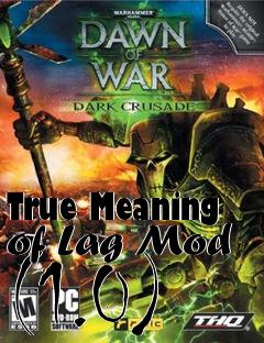 Box art for True Meaning of Lag Mod (1.0)