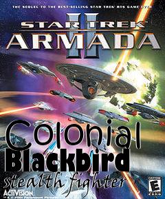 Box art for Colonial Blackbird stealth fighter