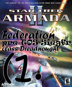 Box art for Federation pre TOS Siegfried class Dreadnought (1.