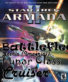 Box art for Battlefleet Gothic (Imperial) Lunar Class Cruiser