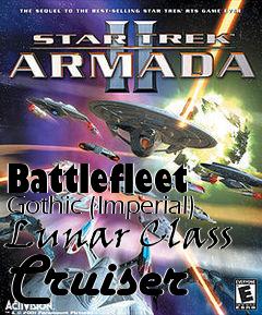 Box art for Battlefleet Gothic (Imperial) Lunar Class Cruiser